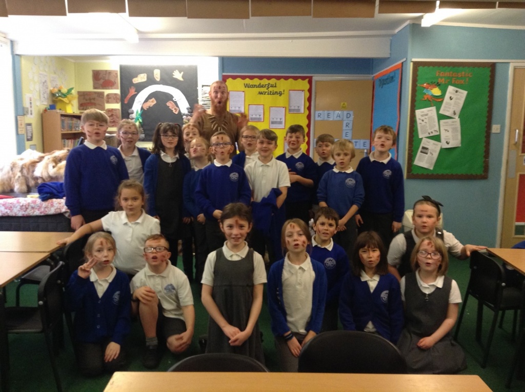 Caveman visit to Class 3! | Crudgington Primary School, Telford